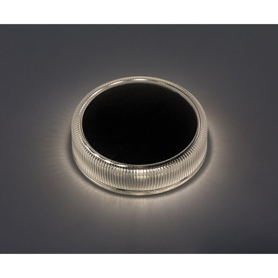 Lámpara solar Trillo LED de 0,3 W, sensor crepuscular, color transparente, IP65, K 4000, 77175