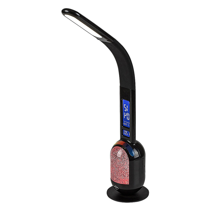 Lámpara de escritorio Rabalux Figen LED RGB 5 W, negra, IP20, 5000 K