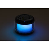 Lámpara de escritorio Rabalux Radelia, altavoz Bluetooth, RGB, negra, IP20, batería, 76110