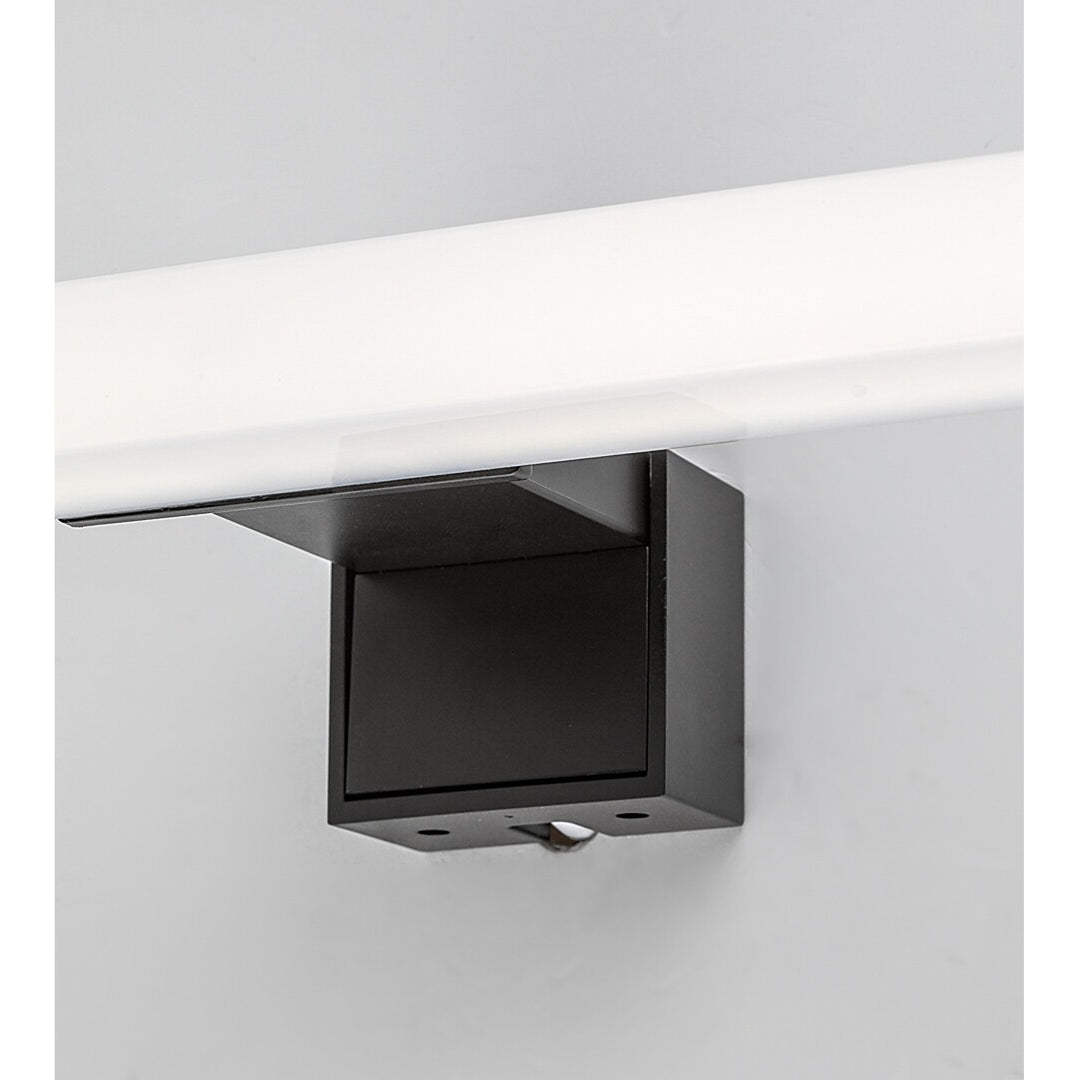 Lámpara de baño Rabalux Oliro LED 6 W, negra, IP44, 4000 K, 75051