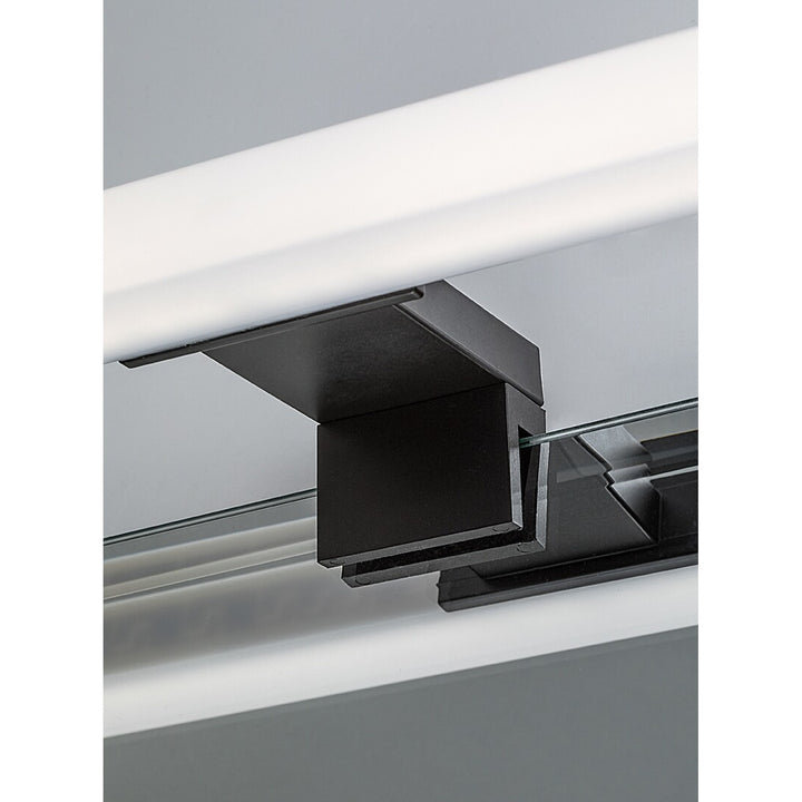 Lámpara de baño Rabalux Oliro LED 6 W, negra, IP44, 4000 K, 75051