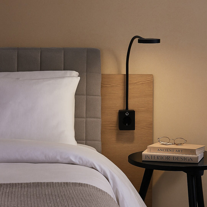 Aplique Rabalux Tivro, LED 4 W, negro, IP20, 3 opciones de temperatura de color: 3000, 4000 y 6000, 71284
