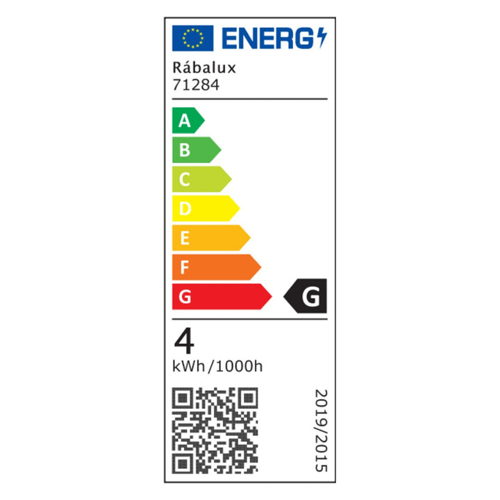 Aplique Rabalux Tivro, LED 4 W, negro, IP20, 3 opciones de temperatura de color: 3000, 4000 y 6000, 71284