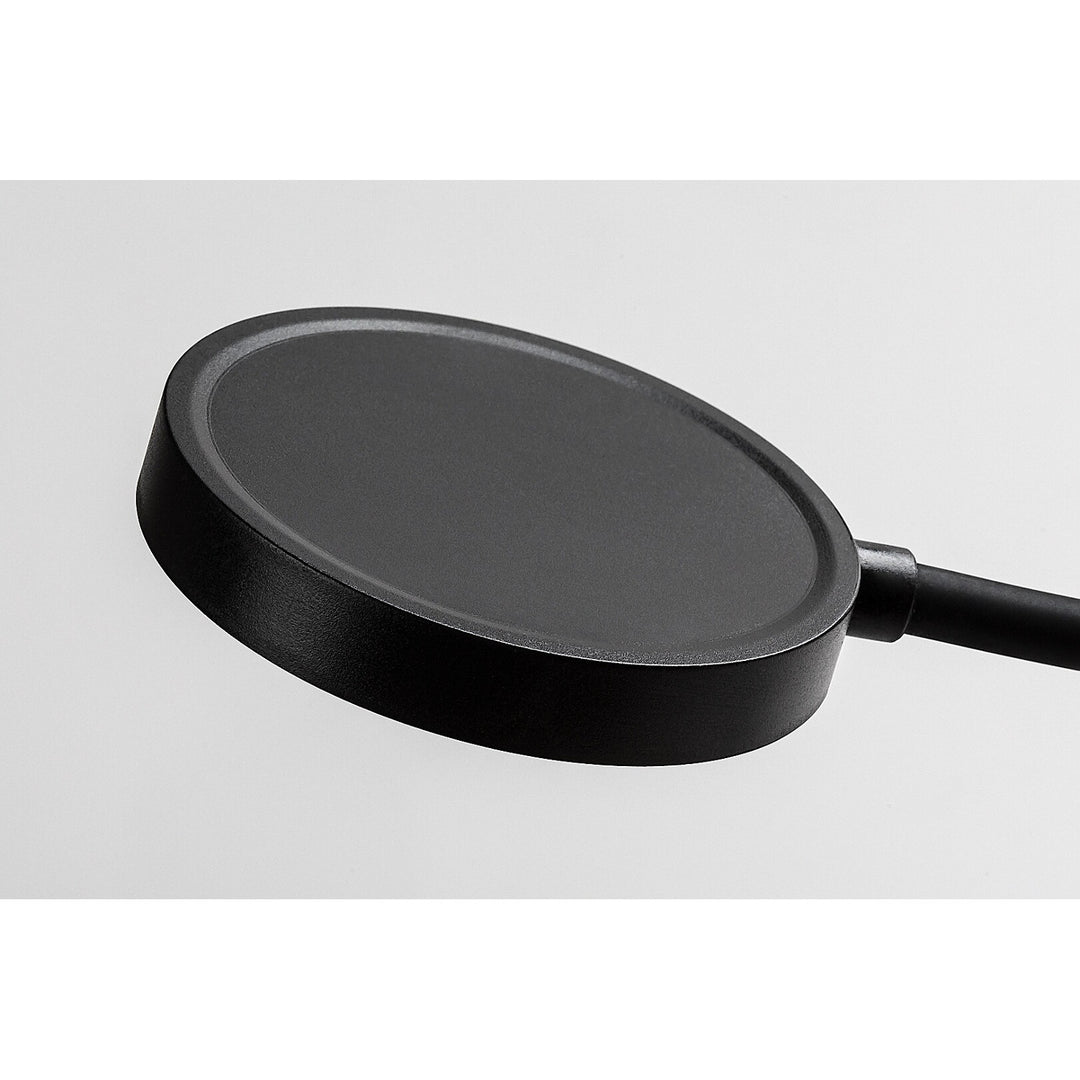 Aplique Rabalux Tivro, LED 4 W, negro, IP20, 3 opciones de temperatura de color: 3000, 4000 y 6000, 71284