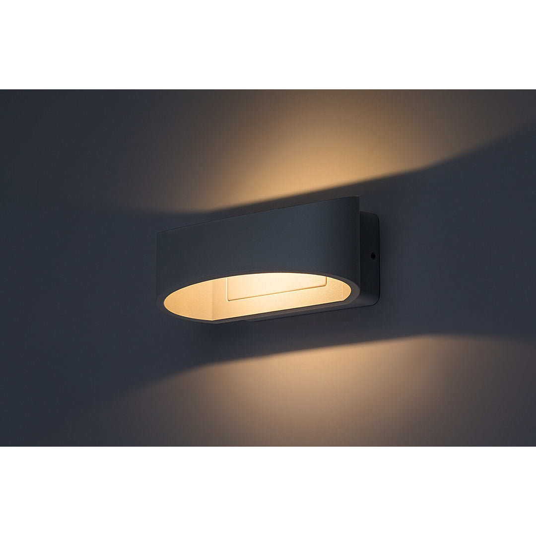 Aplique exterior Rabalux Gerla, blanco, LED 9 W, IP54, 3000 K, 77178