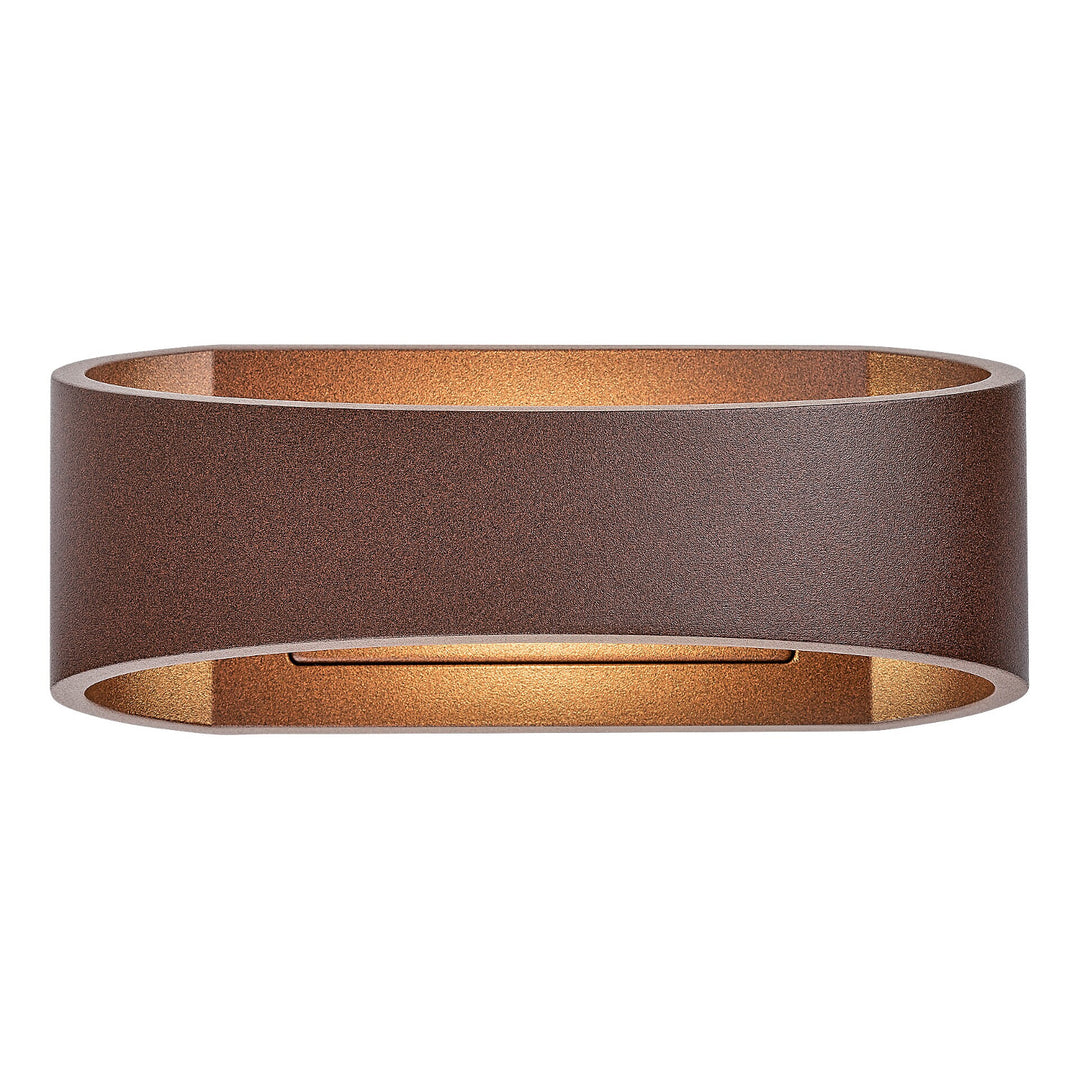 Aplique exterior Rabalux Gerla, color marrón, LED 9 W, IP54, 3000 K, 77180