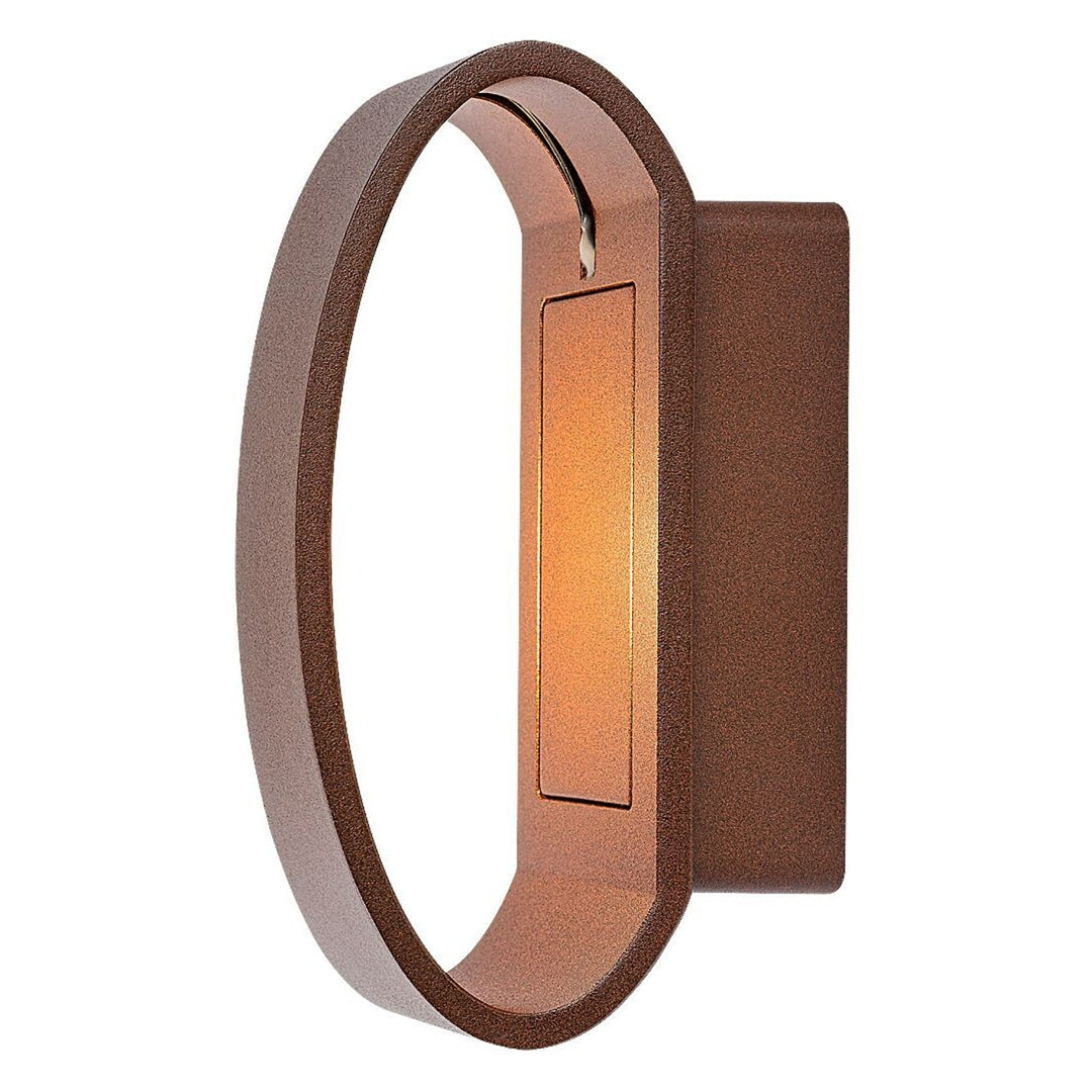 Aplique exterior Rabalux Gerla, color marrón, LED 9 W, IP54, 3000 K, 77180