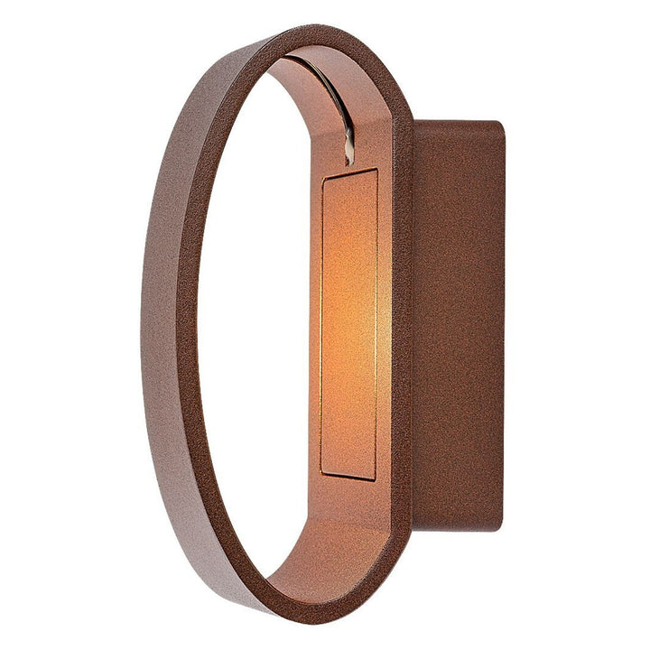Aplique exterior Rabalux Gerla, color marrón, LED 9 W, IP54, 3000 K, 77180
