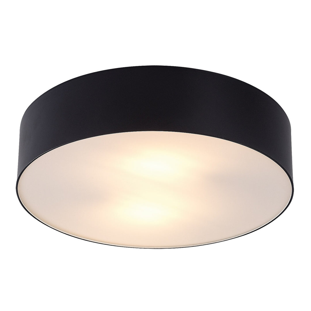 Lámpara Rabalix Dolen, negra, 2x E27, máx. 9 W, IP43, 75065