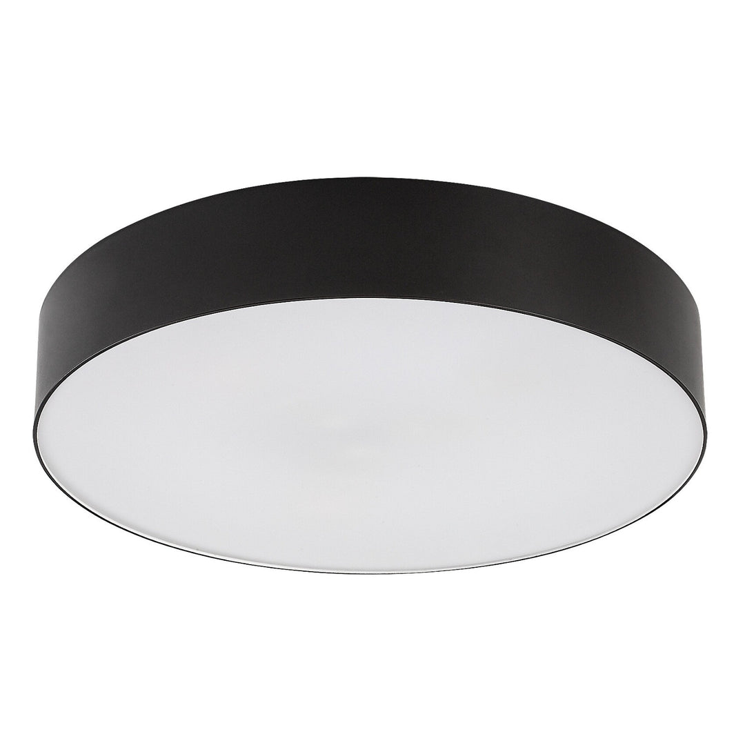 Lámpara Rabalix Dolen, negra, 3x E27, máx. 9 W, IP43, 75066
