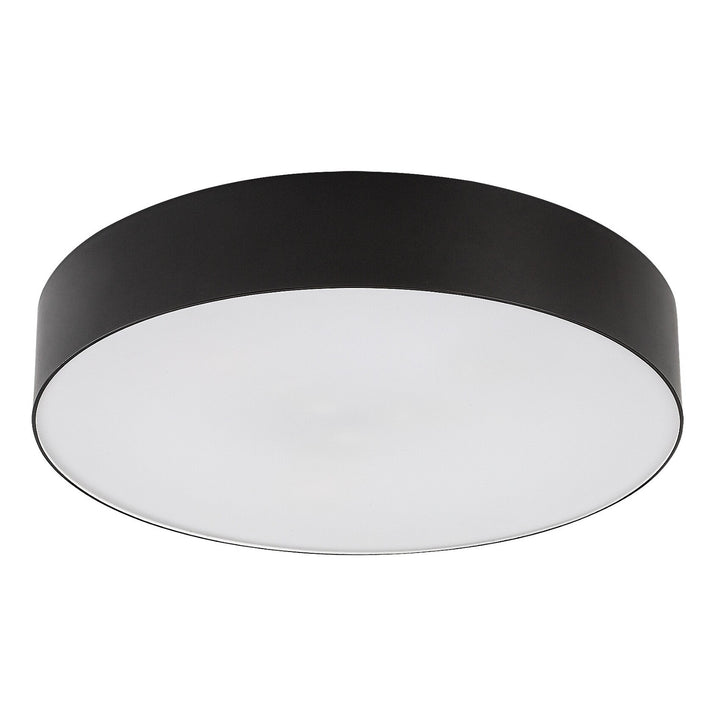 Lámpara Rabalix Dolen, negra, 3x E27, máx. 9 W, IP43, 75066