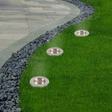 Lámpara solar de jardín Rabalux Dannet, IP44, color cromo satinado, 7975
