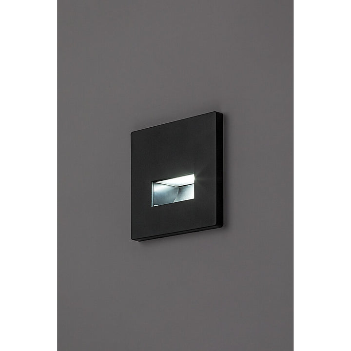 Lámpara Lunca LED de 1 W, IP20, negra, temperatura de color regulable: 3000, 4500 y 6500 K, 77195