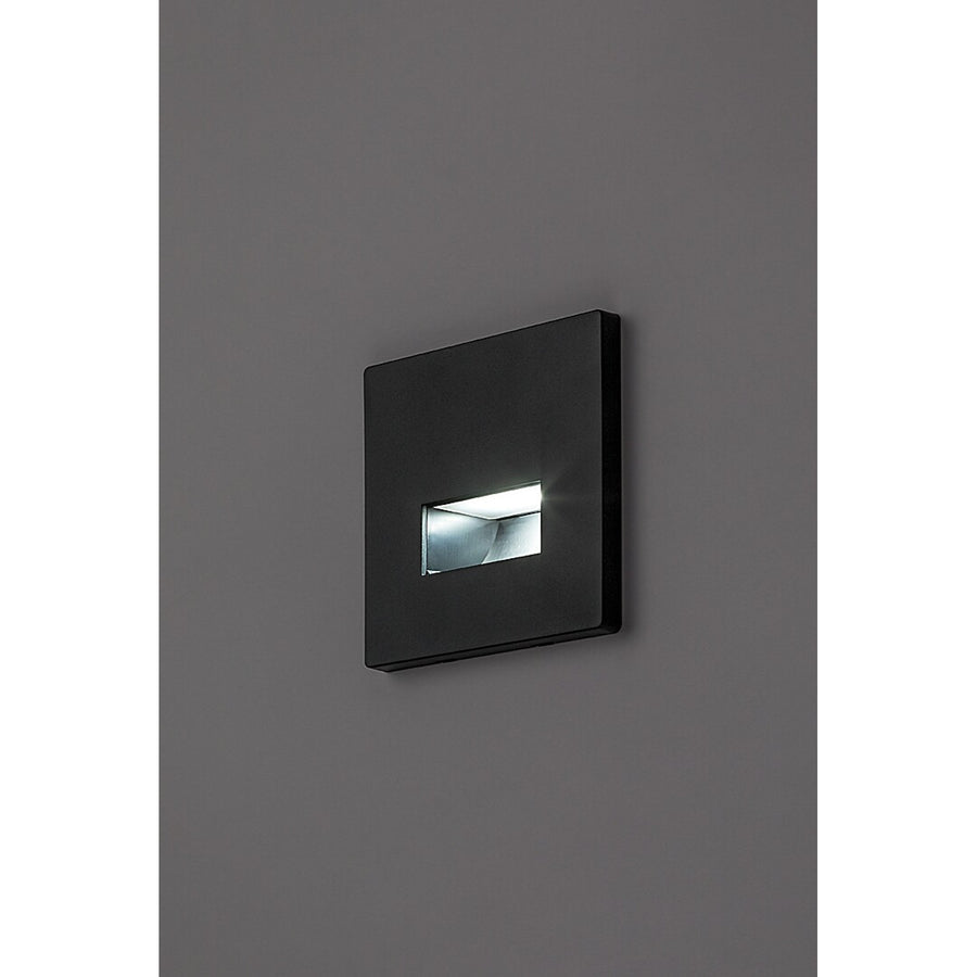 Lámpara Lunca LED de 1 W, IP20, negra, temperatura de color regulable: 3000, 4500 y 6500 K, 77195