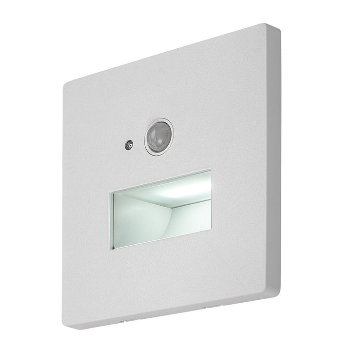 Lámpara Lunca LED 1 W IP20 blanca 3000, 4500, 6500 K con sensor de movimiento y sensor de luz, 77198