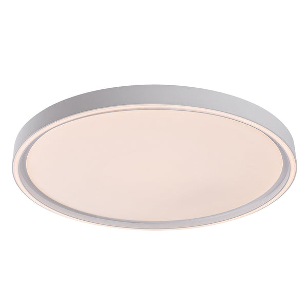 Lámpara de techo Rabalux Zerina, 54 W, IP40, blanca, 3000-6500 K, función de memoria, con mando a distancia, función de temporizador, efecto de luz nocturna, 75087
