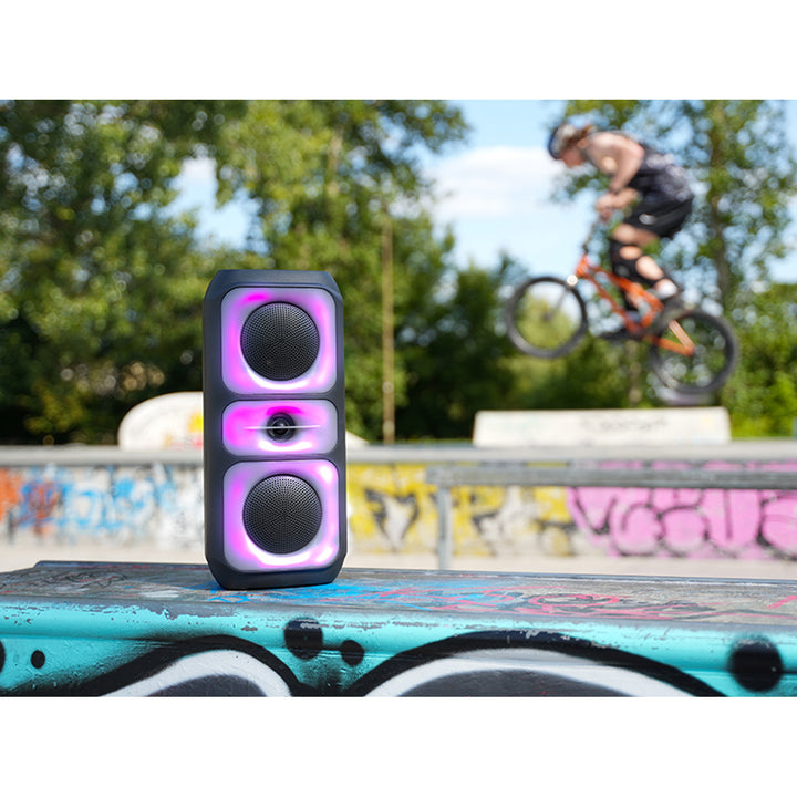 Altavoz inalámbrico Tracer, Bluetooth 5.0, potencia RMS de 20 W, modo karaoke, micrófono, Powervox P2 TWS