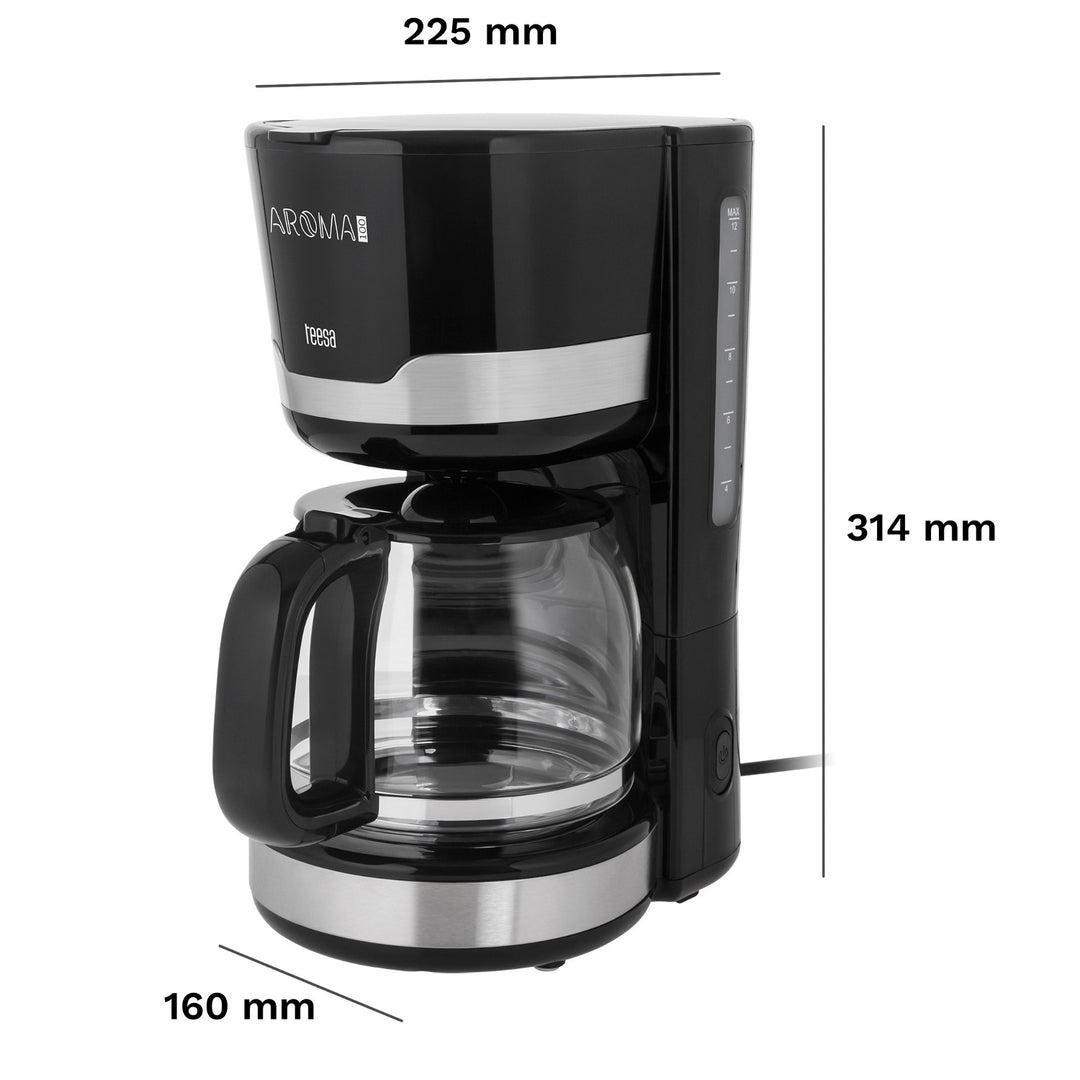 Cafetera de goteo Teesa AROMA 100, 1,5 l, potencia de 1000 W