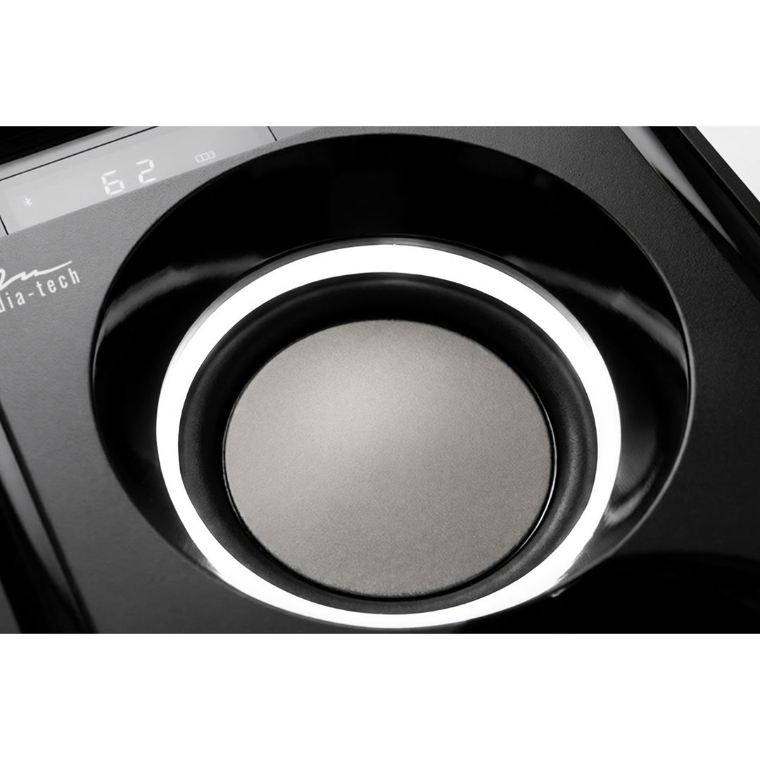 Altavoz Bluetooth portátil OVERBOX MT3186, radio FM, compatible con tarjetas SD y USB, potencia RMS de 30 W, Mediatech