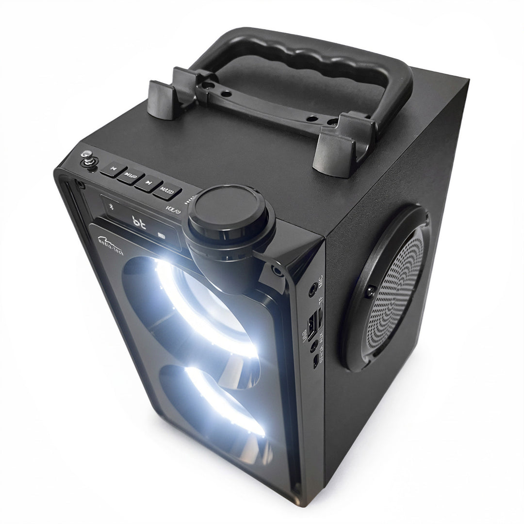 Altavoz Bluetooth portátil OVERBOX MT3186, radio FM, compatible con tarjetas SD y USB, potencia RMS de 30 W, Mediatech
