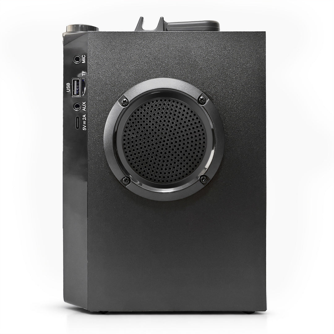 Altavoz Bluetooth portátil OVERBOX MT3186, radio FM, compatible con tarjetas SD y USB, potencia RMS de 30 W, Mediatech