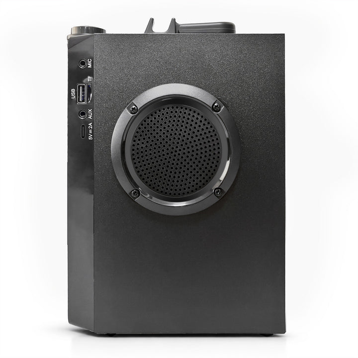 Altavoz Bluetooth portátil OVERBOX MT3186, radio FM, compatible con tarjetas SD y USB, potencia RMS de 30 W, Mediatech