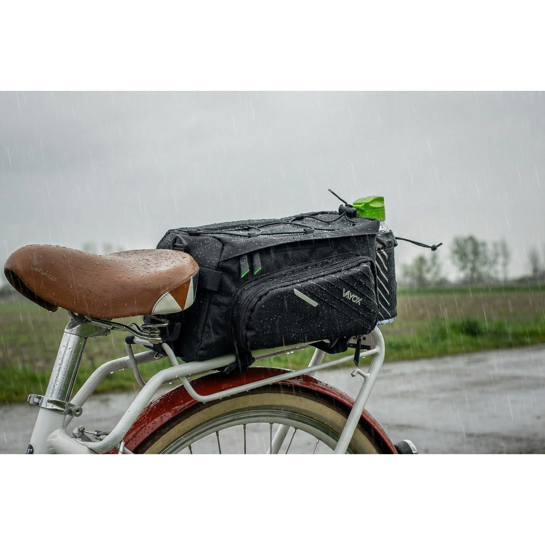 Bolsa, alforja de bicicleta para el portaequipajes trasero, capacidad de 12 l, impermeable, Vayox