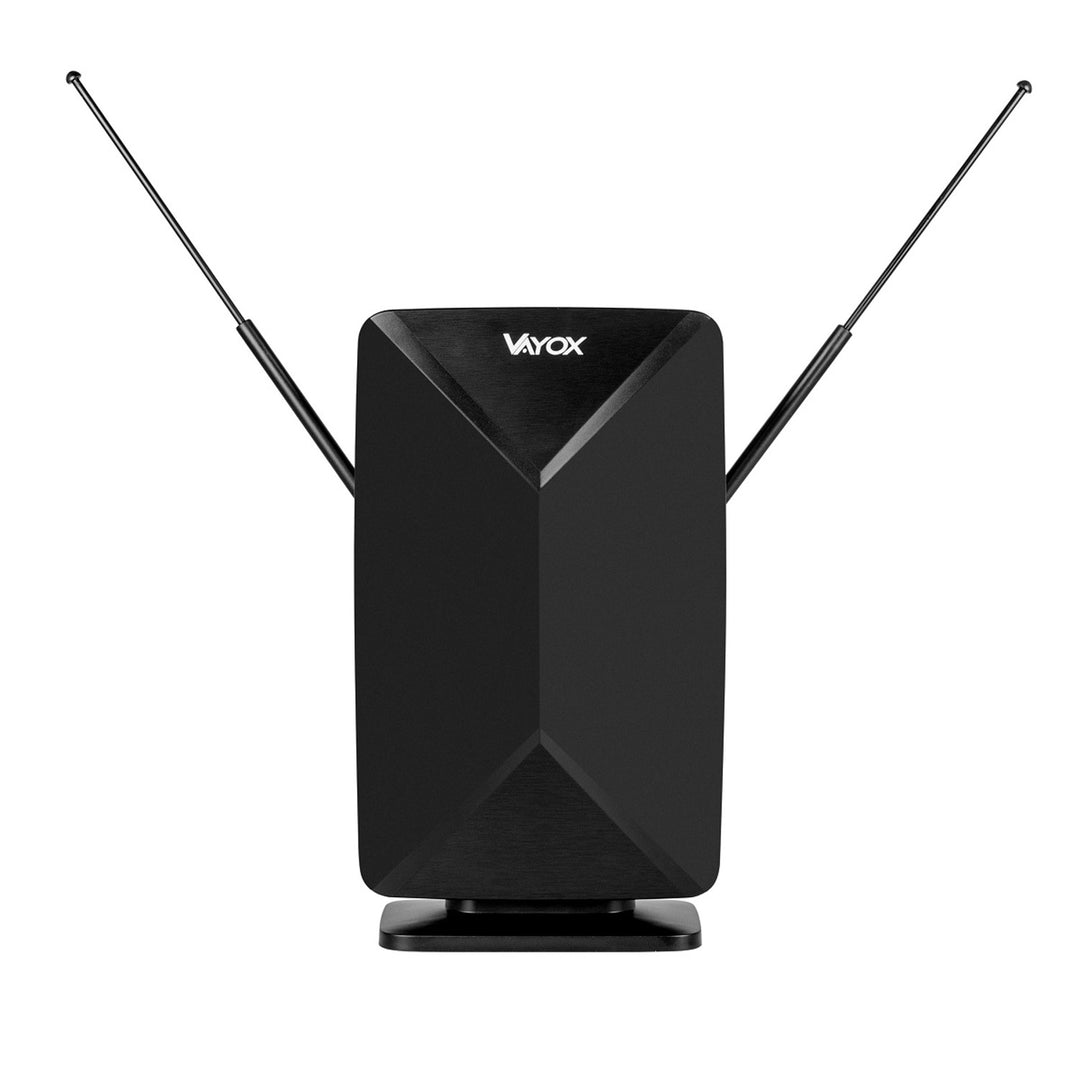Antena activa, de interior, de exterior, DVB-T2, televisión terrestre 4K, Vayox