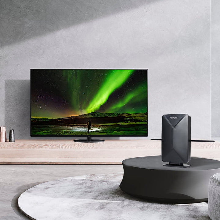Antena activa, de interior, de exterior, DVB-T2, televisión terrestre 4K, Vayox
