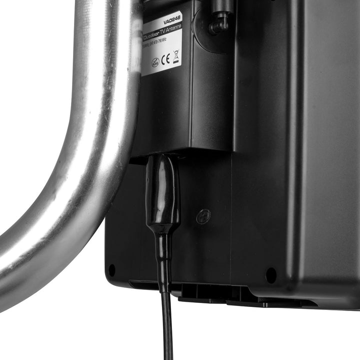Antena activa, de interior, de exterior, DVB-T2, televisión terrestre 4K, Vayox