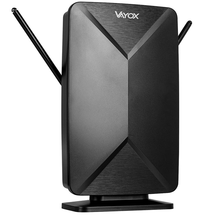 Antena activa, de interior, de exterior, DVB-T2, televisión terrestre 4K, Vayox