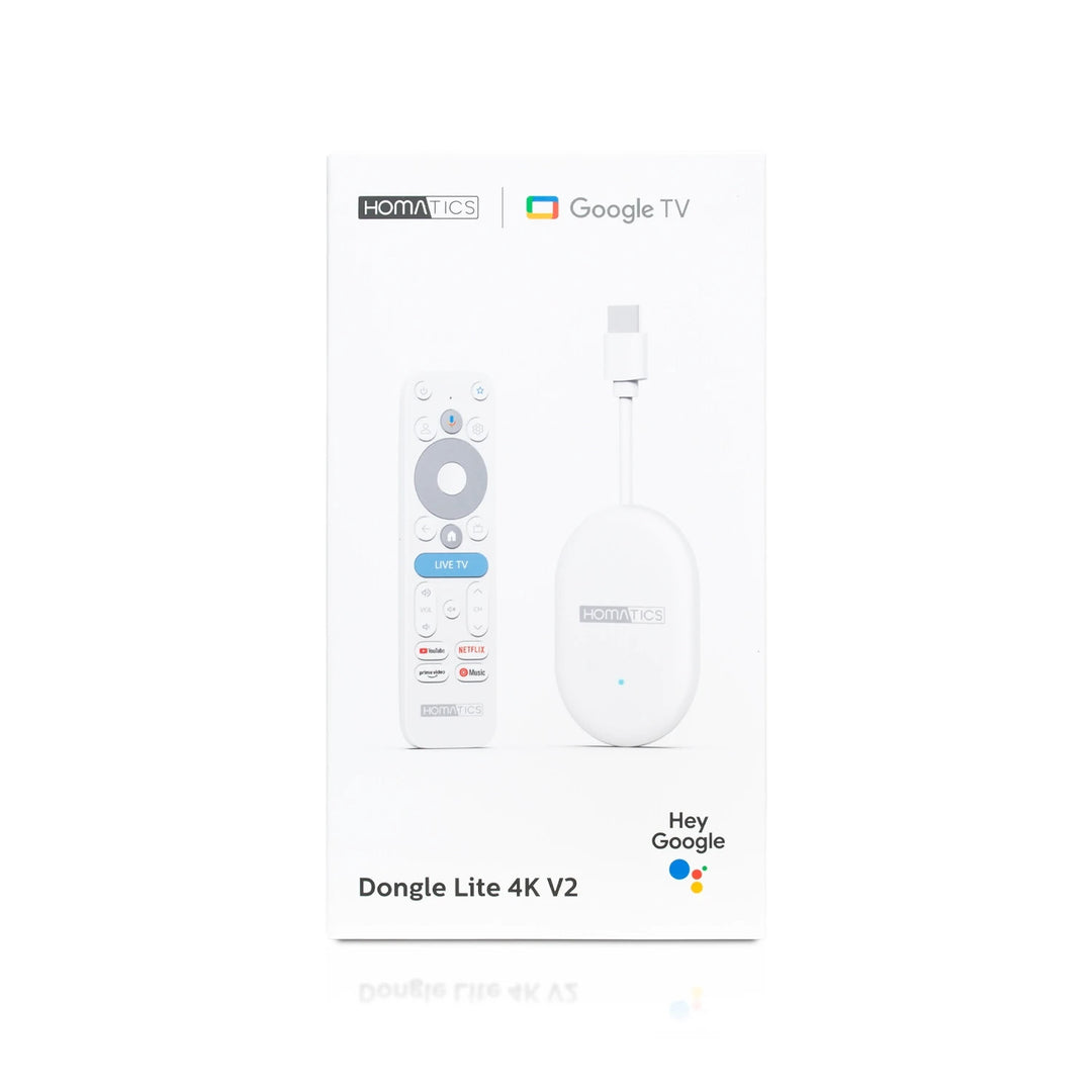 Reproductor multimedia Homatics Dongle Lite 4K V2 con Google TV