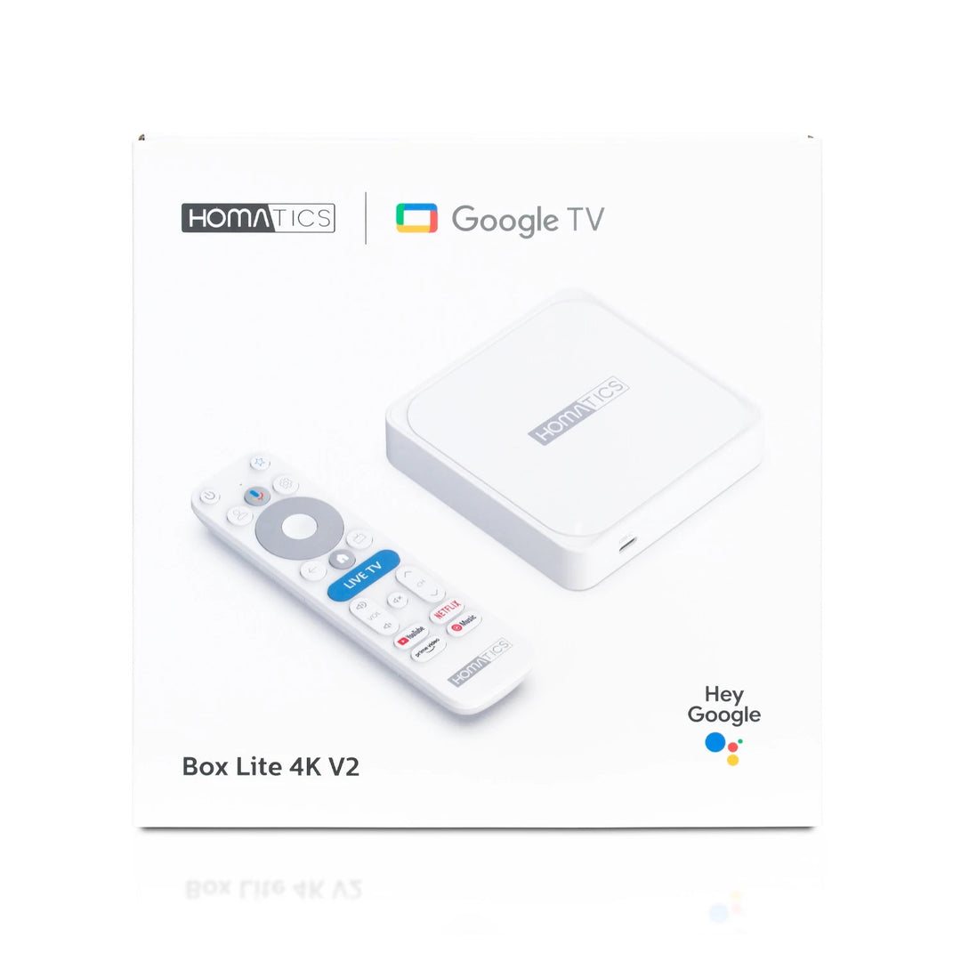 Reproductor multimedia Homatics Box Lite 4K V2 con Google TV