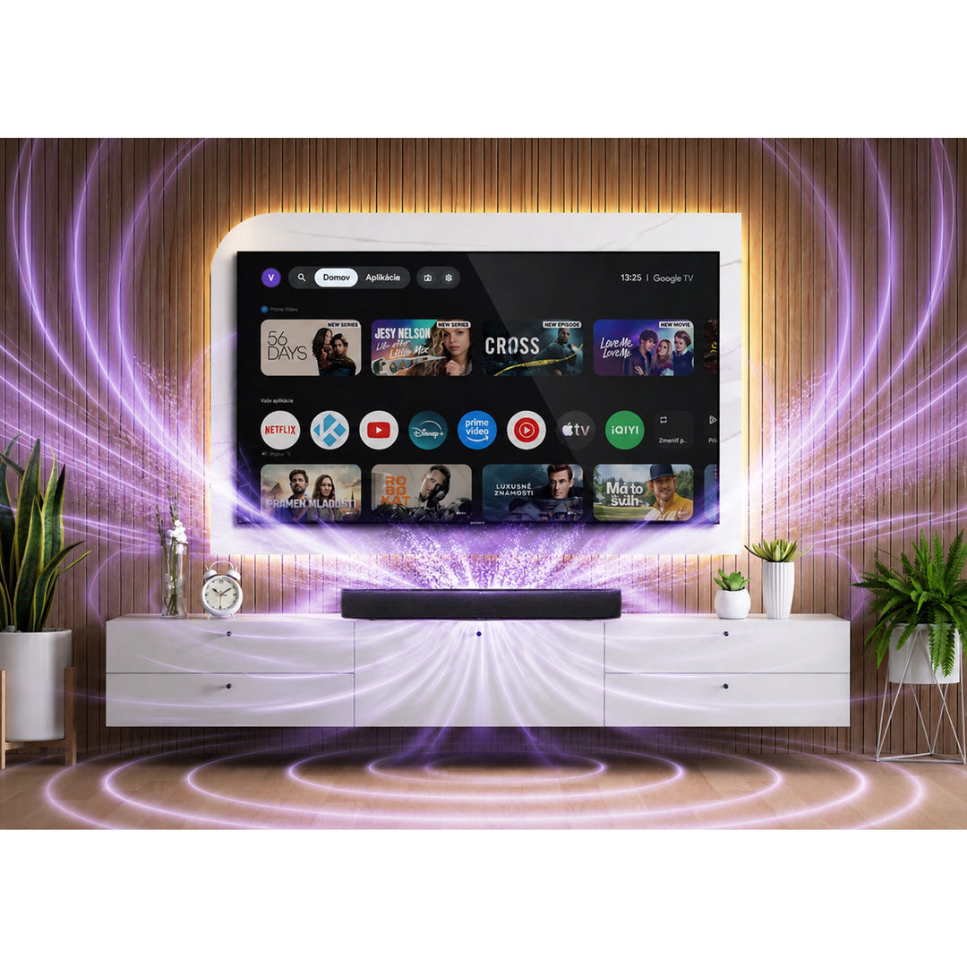 Barra de sonido MECOOL KS3 UHD OTT + subwoofer + 2 altavoces