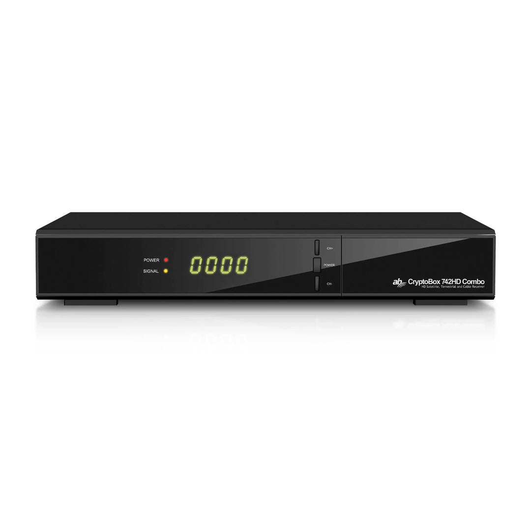 Receptor AB CryptoBox 742HD Combo DVB-T2/S2/C Full HD