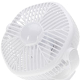 Ventilador a batería de 5"/12,7 cm con clip - USB / LED, AD 7335, Adler