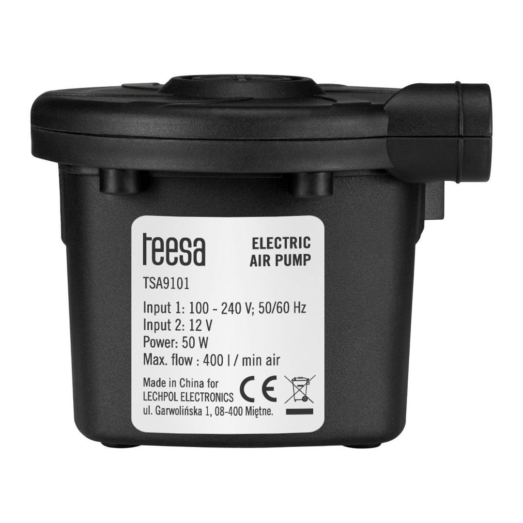 Bomba eléctrica para colchones y piscinas, 12 V, 230 V, Teesa