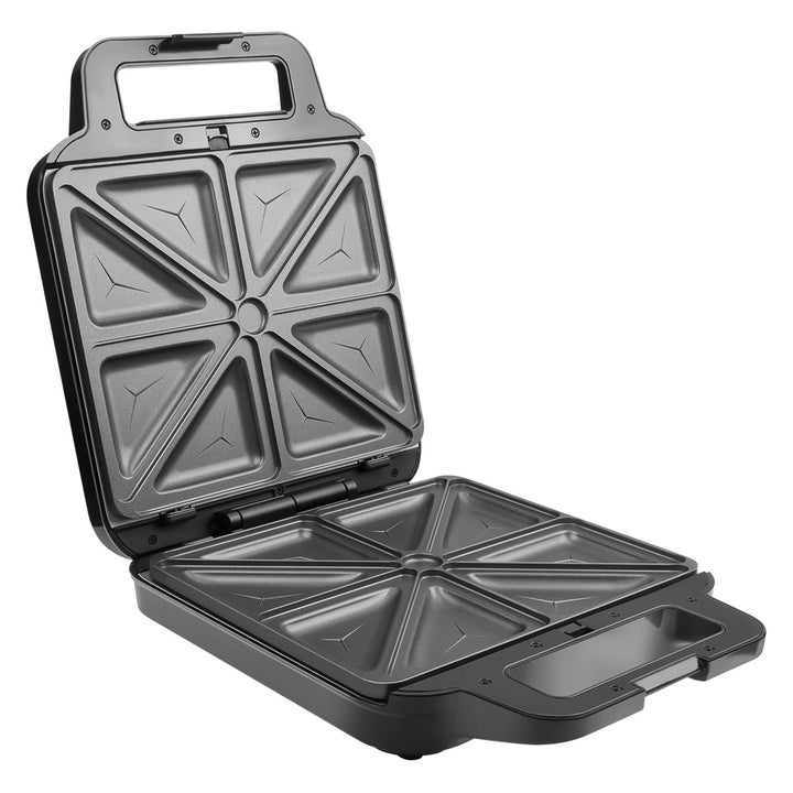 Tostadora de sándwiches Concept, tres placas intercambiables, potencia de 1200 W, superficie antiadherente, indicador luminoso, SV3080