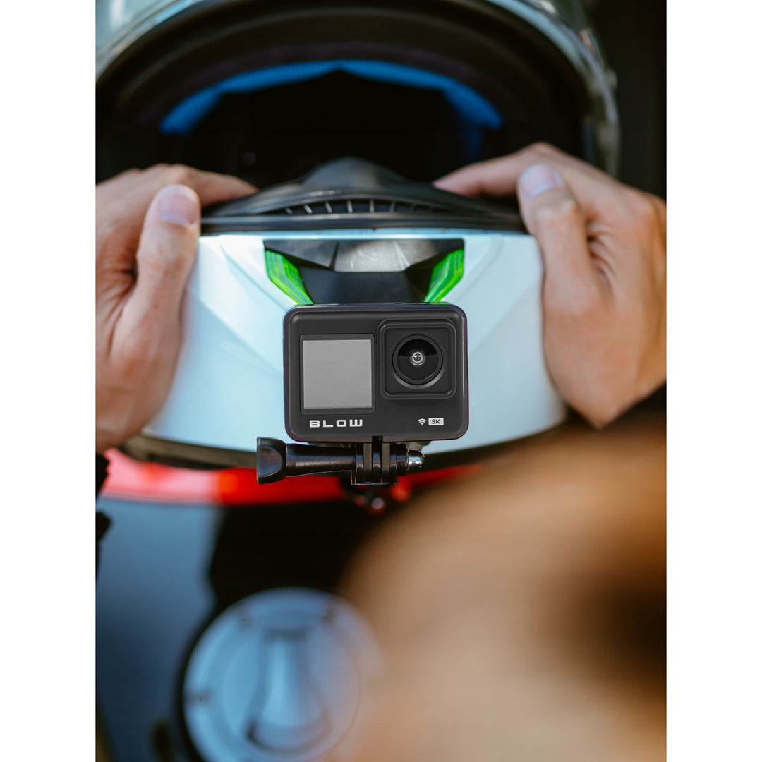 Cámara deportiva Pro4U 5K Blow, calidad 5K Ultra HD, 20 megapíxeles, objetivo gran angular de 160°, resistente al agua, mando a distancia, 78-568#