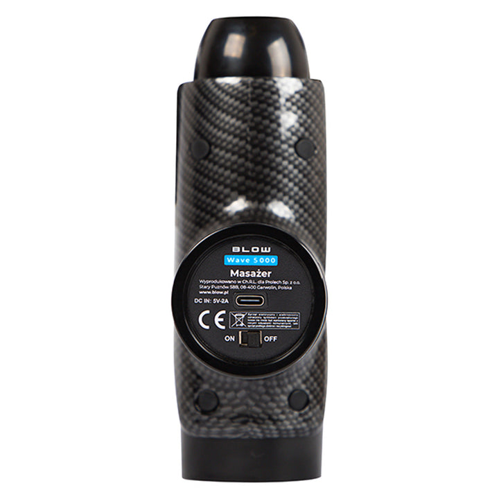 Masajeador Blow, 10 cabezales, cargador y estuche, potencia de 200 W, 30 modos de velocidad, carga rápida, 44-341