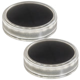 Lámpara solar Trillo LED de 0,3 W, sensor crepuscular, color transparente, IP65, K 4000, 77175, 2 unidades