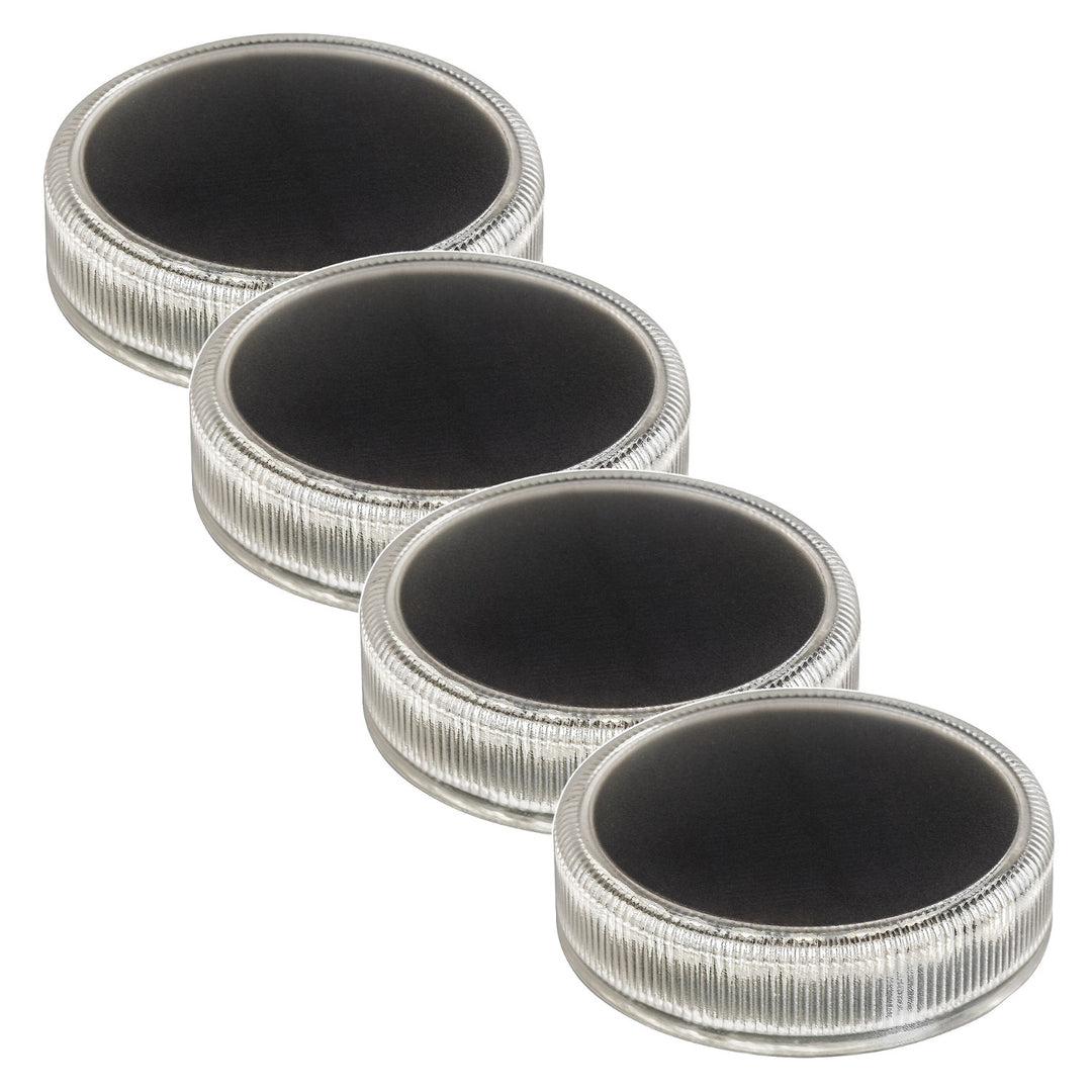 Lámpara solar Trillo LED de 0,3 W, sensor crepuscular, color transparente, IP65, K 4000, 77175, 4 unidades