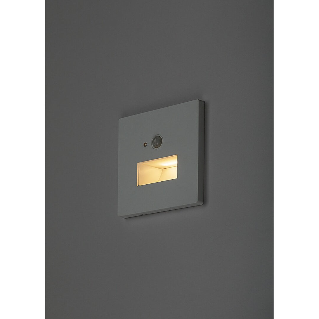 Lámpara Lunca LED de 1 W, IP20, blanca, 3000, 4500 y 6500 K, con sensor de movimiento y sensor de luz, 77198, 2 unidades