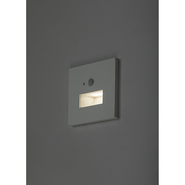 Lámpara Lunca LED de 1 W, IP20, blanca, 3000, 4500 y 6500 K, con sensor de movimiento y sensor de luz, 77198, 2 unidades
