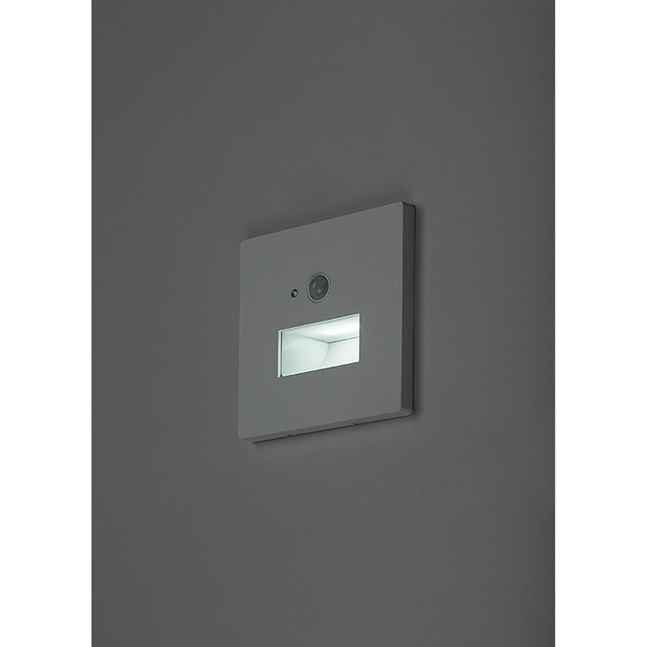 Lámpara Lunca LED de 1 W, IP20, blanca, 3000, 4500 y 6500 K, con sensor de movimiento y sensor de luz, 77198, 2 unidades