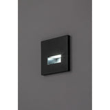 Lámpara Lunca LED de 1 W, IP20, negra, temperatura de color regulable: 3000, 4500 y 6500 K, 77195, 2 unidades