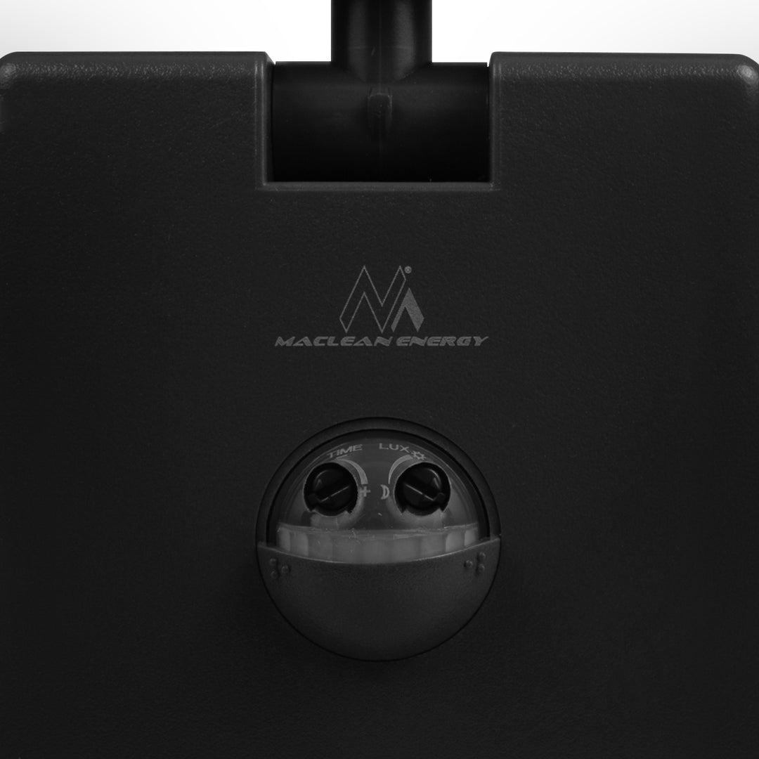 Lámpara LED con sensor de movimiento Maclean, sensor de movimiento PIR, color negro, 10 W, IP65, 800 lm, luz blanca neutra (4000 K) MCE516 B, 2 unidades