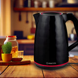 Hervidor eléctrico inalámbrico Manta ORISA de 1,7 l y 2200 W, negro