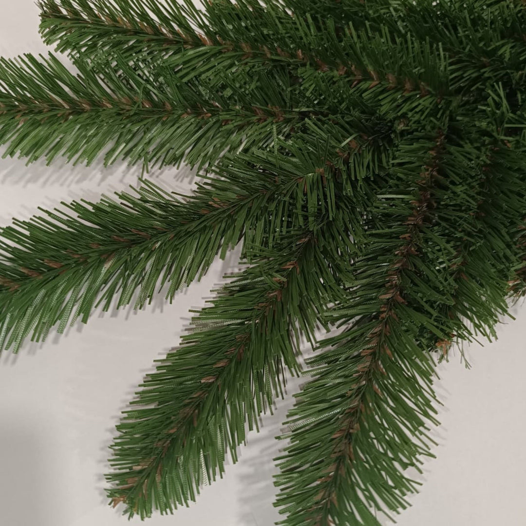 Árbol de Navidad artificial, abeto español, material de PVC, altura de 250 cm, soporte metálico