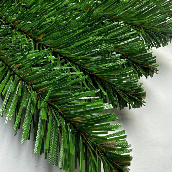 Árbol de Navidad artificial, abeto español, material de PVC, altura de 250 cm, soporte metálico